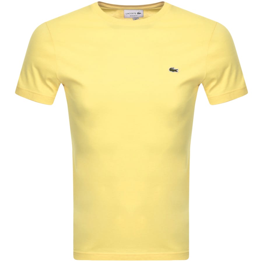Alternative Image for ProductLacoste Crew Neck T Shirt Yellow1